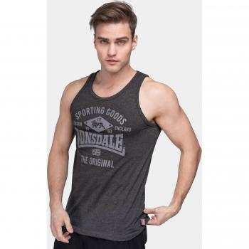 Top tirante ancho de Lonsdale London Pilton Gris para Hombre