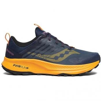 Saucony Ride TR2 GTX Men's Trail Running Shoes - Navy/Orange
