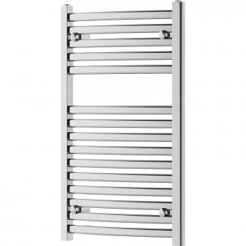 Radiador secatoallas eléctrico de cromo 303W 80x50x5.4cm