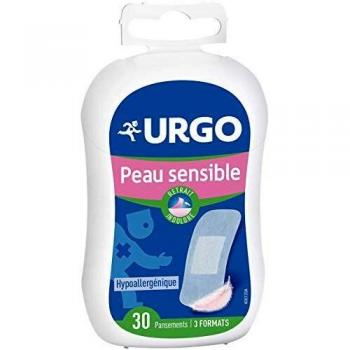 URGO Peau sensible Boite de 30 pansements assortis