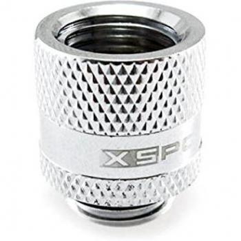 XSPC G1/4 pulgadas Adapter male to female orientable - Chrome