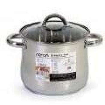 Neron 36703 Olla Acero Induccion con T, 22 cm, 6 l