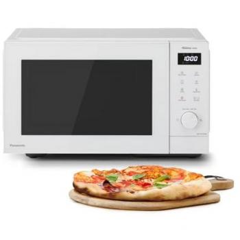 Microondas Panasonic NN-GD34, 29L, 1000W, con grill, descongelación automática, cocción combinada y temporizador, color blanco