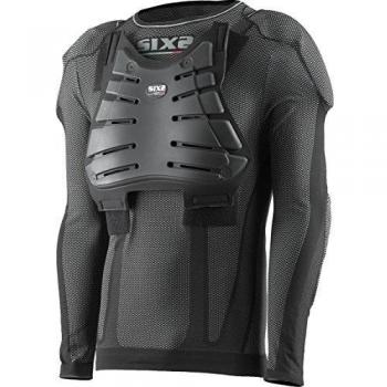 SIX2 – Camiseta Protectora ml Kids Carbon-12Y Unisex Niño, Black Carbon, 12Y