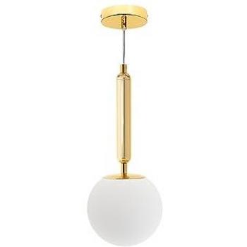 Lámpara Colgante Aimee de Metal Dorado 1xE27 - Interlusa