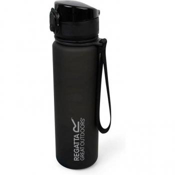 Regatta 0.6L Black Tritan Camping Bottle with Flip Lid
