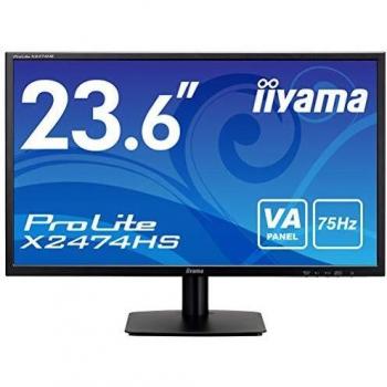 MONITOR IIYAMA 23.6/1 PROLITE X2474HS-B1,1920 X 1080 FHD,VA,250 CD/M²,3000:1,4 MS,HDMI, VGA, DISPLAYPORT,ALTAVOCES,NEGRO