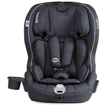 Silla de coche Penguin grupo 1/2/3 Isofix de Lino en Gris,Innovaciones MS