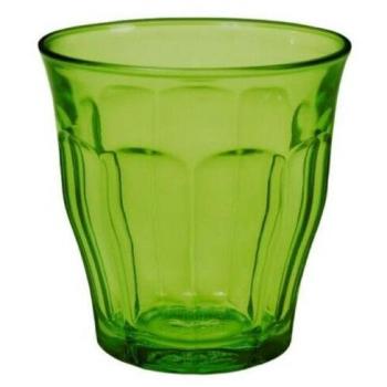 Set de 4 Vasos Duralex Picardie 25cl Verdes - Vidrio Resistente - Aptos Lavavajillas