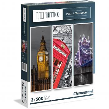 Trittico London 3x500 Piece Puzzle Set