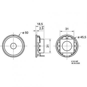 Visaton VS-K50WP-16 - Altavoces