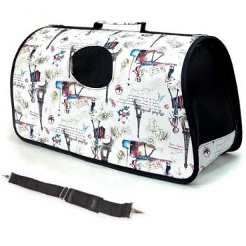 Transportín Flexible para Gatos y Conejos con Cremallera - Bolsa de Transporte Mascota