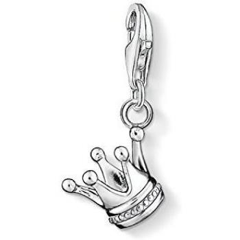 Thomas Sabo Women Charm Pendant Crown Charm Club 925 Sterling Silver 0887-001-12