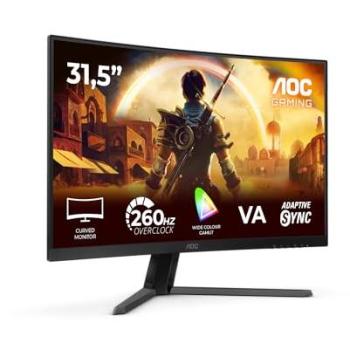 Monitor Gaming AOC C32G42ZE 31.5 Curvo VA Full HD 260Hz 0.3ms HDR10 Adaptive Sync
