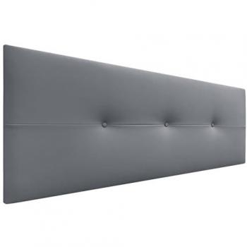 Cabecero Tapizado de Polipiel AQUALINE Pro 145cm (Camas 120/135/140) - Gris Ceniza