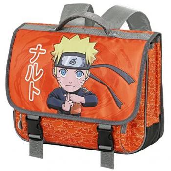 Mochila Cartable 2.0 Naruto Chikara, Multicolor, 38 x 30 cm, Capacidad 13.5 L