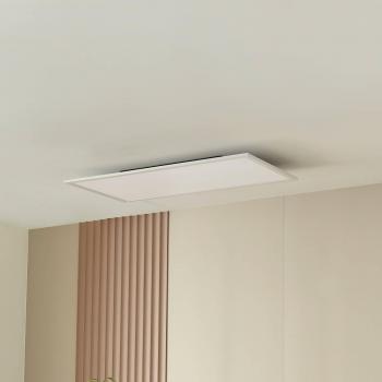 Lindby Panel LED Lamin, Blanco, 80 cm, Aluminio, CCT, Control Remoto, Lámpara de Techo Moderna para Salón y Comedor