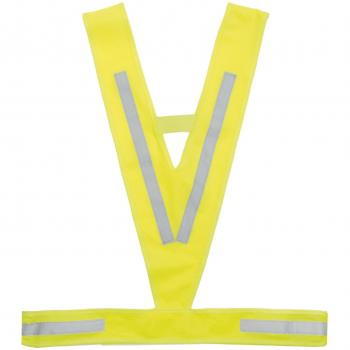 M-Wave Reflective Chaleco de Seguridad Triangular, Adultos Unisex, Amarillo/Amarillo, Pack de Talla única
