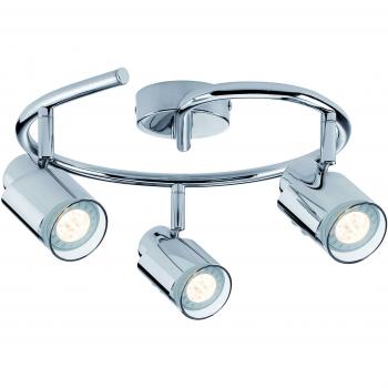 Paulmann Spotlight Futura LED Twister 3x3,5W GU10 Chrom 230V Metall