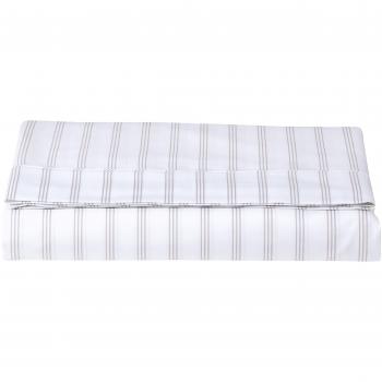 AmazonBasics - Hoja de Microfibra, 180 x 290cm - Rayas Grises