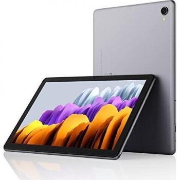 CUBOT Tablet 10.1, Android 11 Tablet PC 64GB ROM/4GB RAM Procesador de Ocho núcleos,Tarjeta Dual rápida de 6000 mAh, 4G LTE, 1920 * 1200 FHD 13MP+8MP Camera,Face ID/WiFi/GPS/Type-C,Gris
