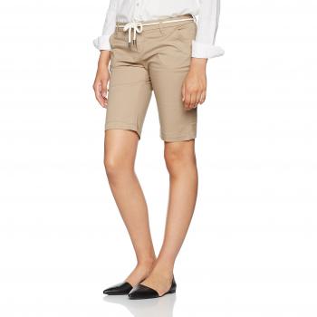 ONLY NOS NOS Onlparis L Long Chi Belt Shorts Pnt Noos, Pantalones Cortos para Mujer, Marrón