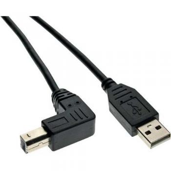 Cable USB 2.0 A/B de 5m InLine, Negro