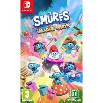 The Smurfs: Village Party - Juego para Consola Nintendo Switch, multijugador, basado en la serie de televisión y cómics de Los Pitufos, incluye mini-juegos variados, gráficos coloridos y personajes icónicos