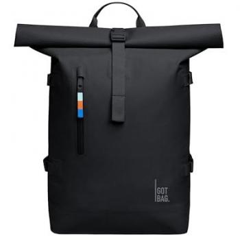 Got Bag Rolltop 2.0 Black Backpack with Laptop Compartment