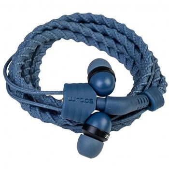 Wraps Auriculares con micrófono Denim