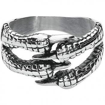 etNox hard and heavy Claw Unisex Anillo Standard XL, Acero Inoxidable,