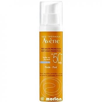 AVENE fotoprotector solar spf 50+ , fluido SIN PERFUME, 50ml.