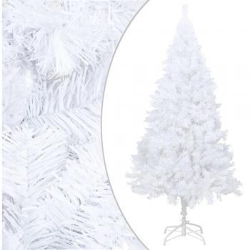vidaXL Artificial Christmas Tree with Thick Branches White 150 cm PVC