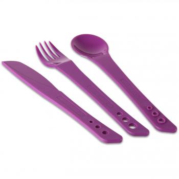 Lifeventure (Purple Ellipse Cutlery Set, Unisex-Adult, One Size