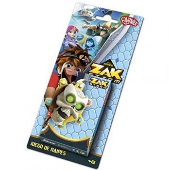 Zak Storm Zag Baraja de Cartas Infantil, Multicolor, 22x10x2cm