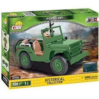 Maqueta Histórica COBI Ford GP II Guerra Mundial, 2400 Piezas, Escala 1/48