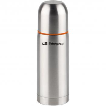 Termo de Líquidos Orbegozo TRL160, 150ml, Acero Inoxidable con Tapón Pulsador Dosificador
