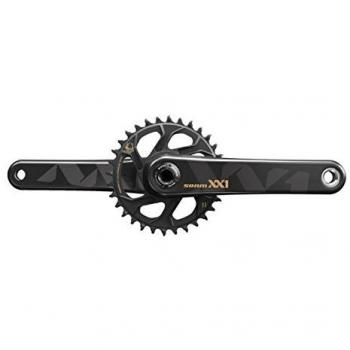 SRAM Bielas XX1 Eagle Boost BB30 170 12-Speed W 32T X-Sync Direct Mount Anillo de Cadena, Color Oro