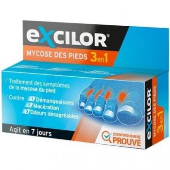 Excilor 3 en 1 Pie de Atleta 15 ML
