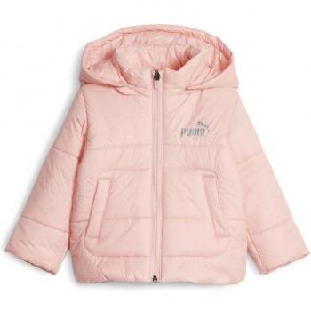 Puma Minicats Hooded Padded Jacket 675971-63 Pink/White for Girls