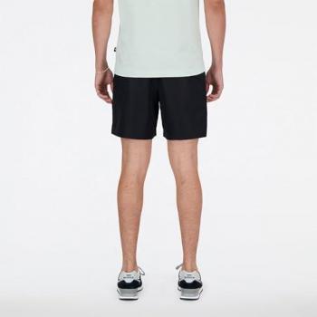 Pantalones Cortos Deportivos para Hombre New Balance Essentials Short 7 MS41501 Negro