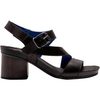 Art Sandalias de Tacón para Mujer Grass Waxed Black I Wish 1872 con Cierre de Hebilla en Piel Color Negro