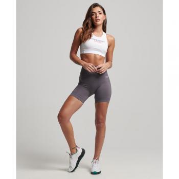 Sujetador Deportivo Superdry Core Activo Blanco para Mujer