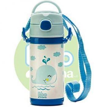 IrisanaBaby 72.BBO8.AZ - Termo con pajita, color azul