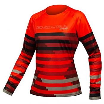 Maillot Endura MT500 Supercraft manga larga ciclismo mujer rojo M
