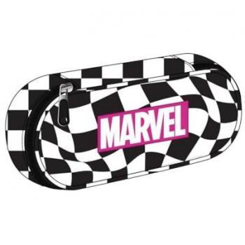 Estuche Portatodo Escolar Marvel Negro 8.5 X 5.0 X 22.5 Cm