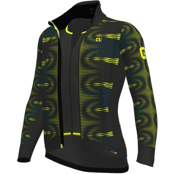 Alé PRS Coil Combi DWR Chaqueta Racing para Hombre, Amarillo/Negro, 180/185