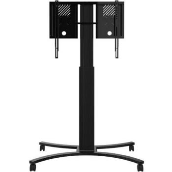 celexon Soporte motorizado para displays Expert - para TVs/Pantallas de 42''-86'' - Carga soportada máxima de hasta 140kg - Dimensiones: 125,4 x 75,2 x 119,5 cm - 70cm Hub - Negro