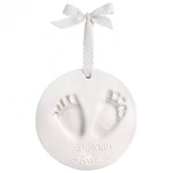 Baby Art 34120021 - Juego de materiales para crear impresión de pies o manos para colgar