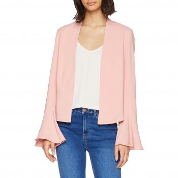 Vila Clothes Vimula Blazer, Chaqueta de Traje para Mujer, Rosa